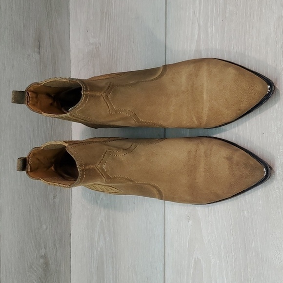 Marc Fisher LTD MLYOHANI Womens Ankle Suede Heels boots shoes sz 6.5M - Picture 3 of 14